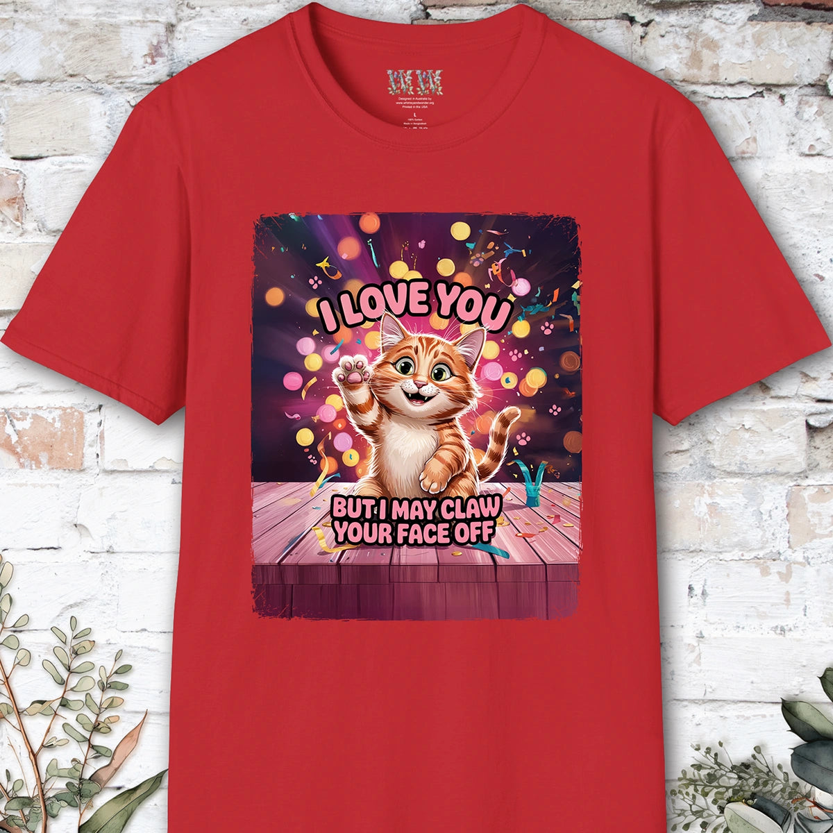 I Love You Cat #2 T shirt