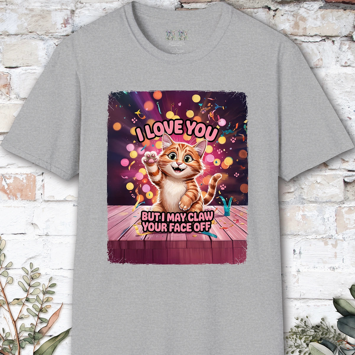 I Love You Cat #2 T shirt