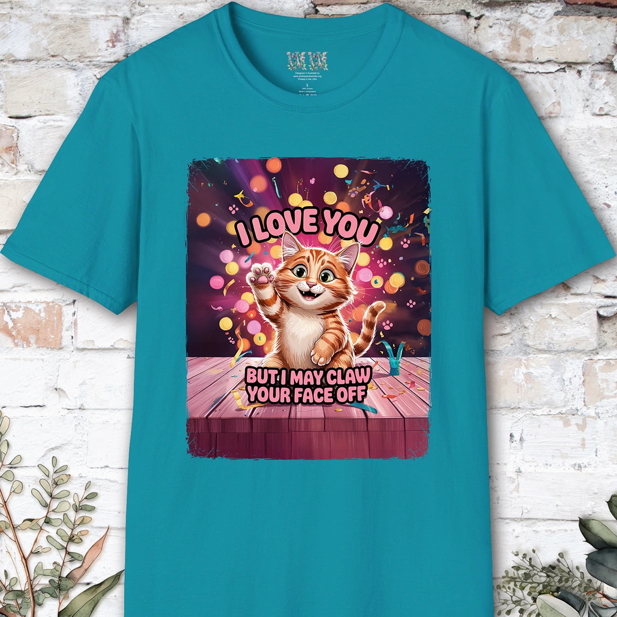 I Love You Cat #2 T shirt