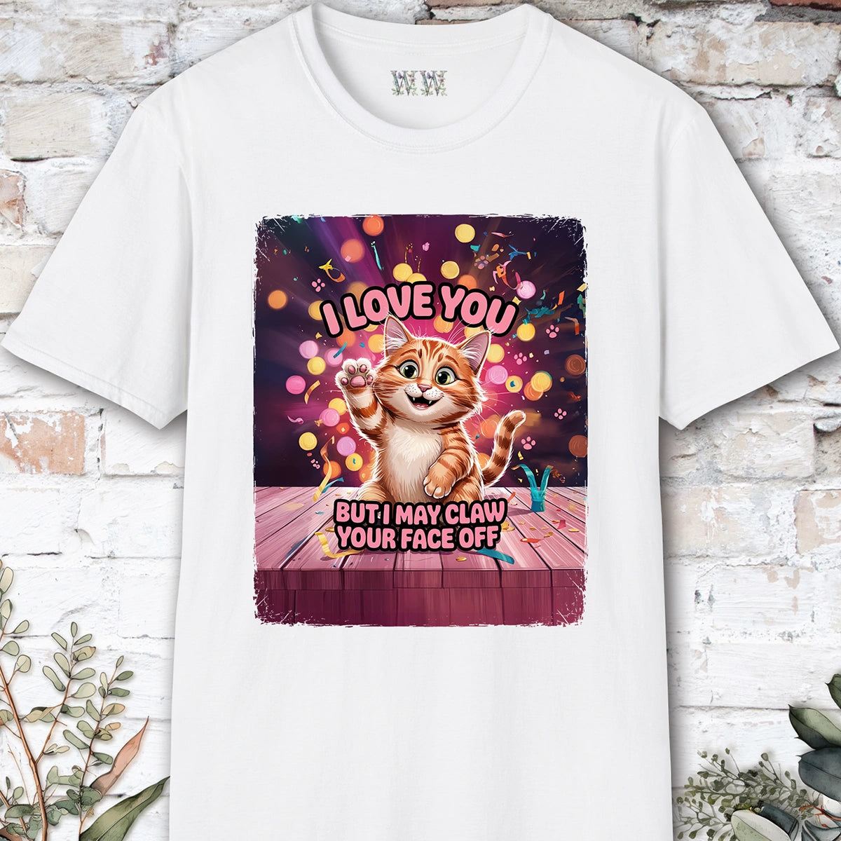 I Love You Cat #2 T shirt