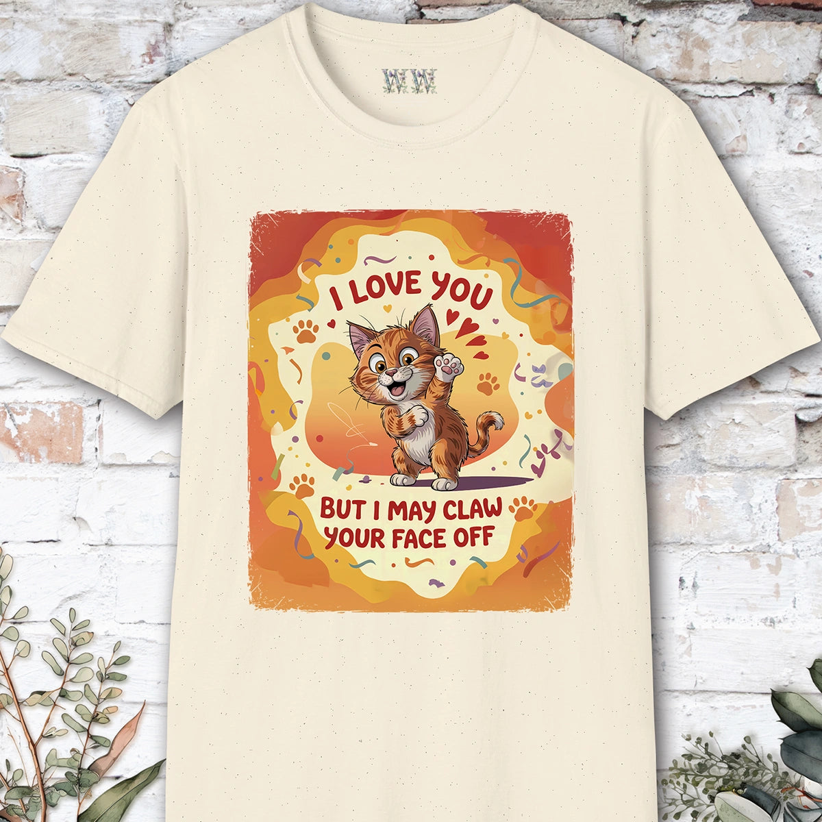 I Love You Cat #3 T shirt