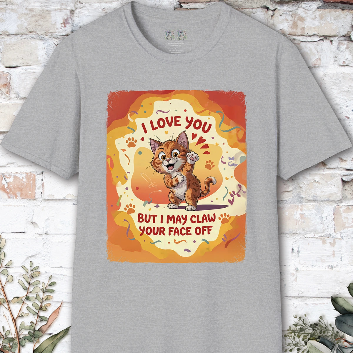 I Love You Cat #3 T shirt
