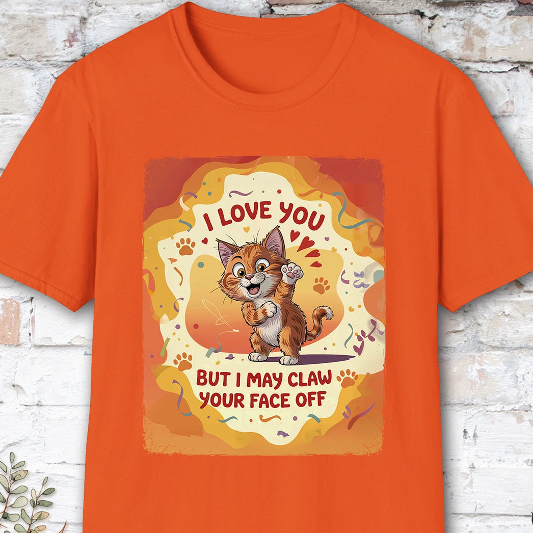 I Love You Cat #3 T shirt
