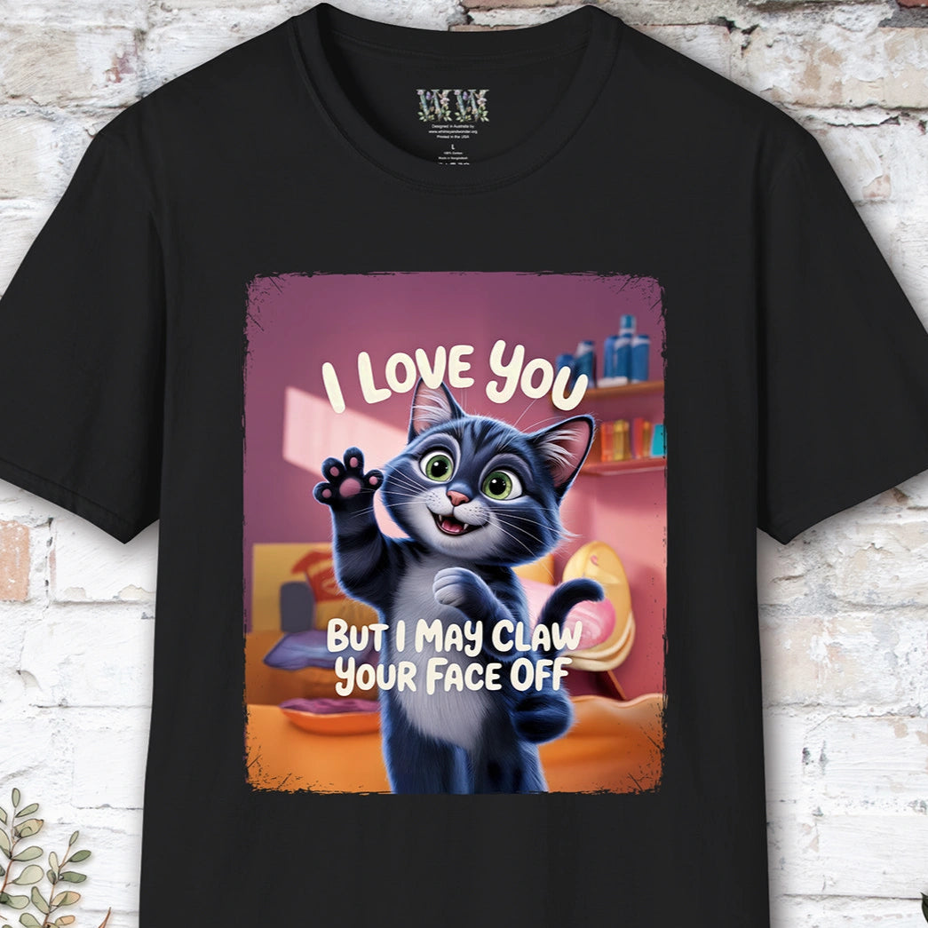 I Love You Cat #4 T shirt