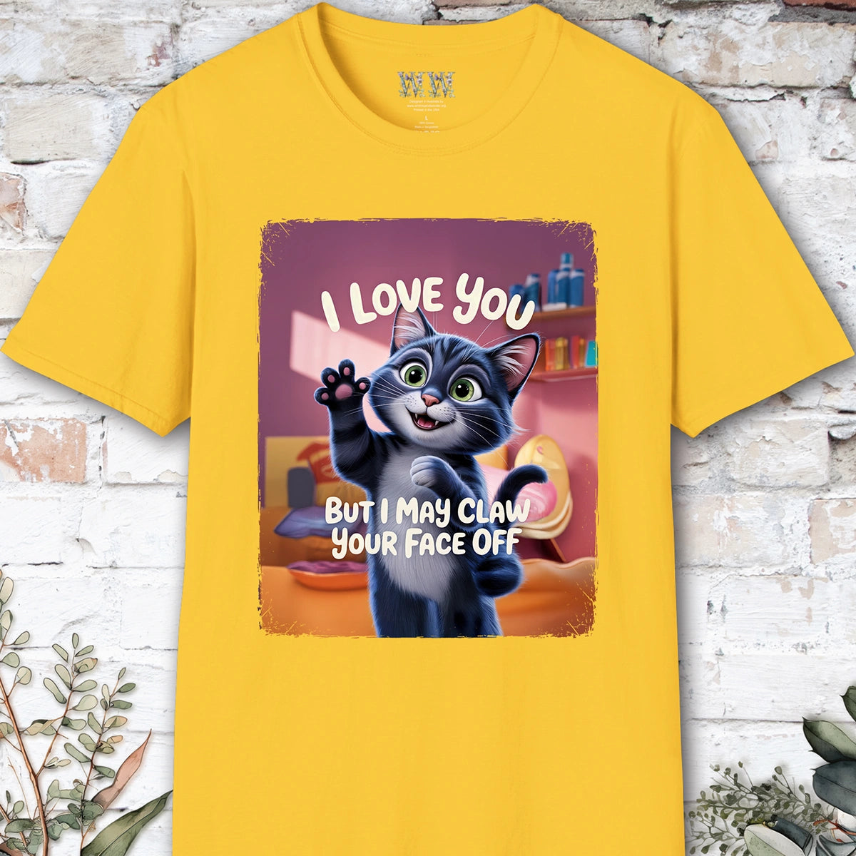 I Love You Cat #4 T shirt