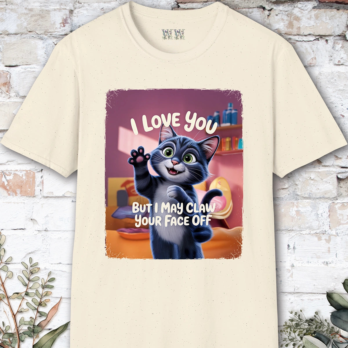 I Love You Cat #4 T shirt