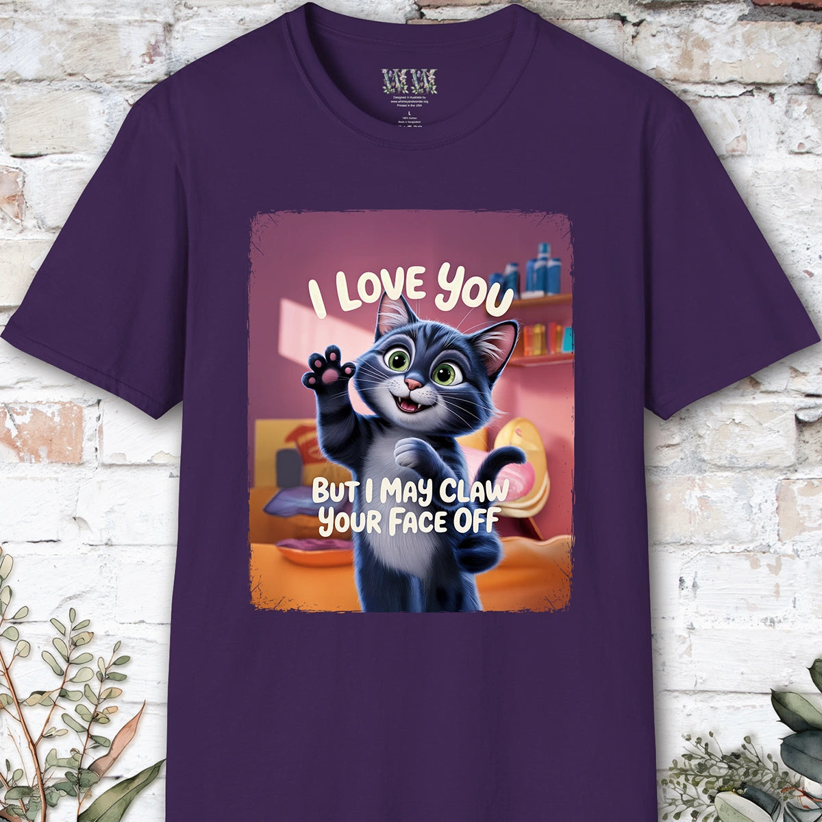 I Love You Cat #4 T shirt