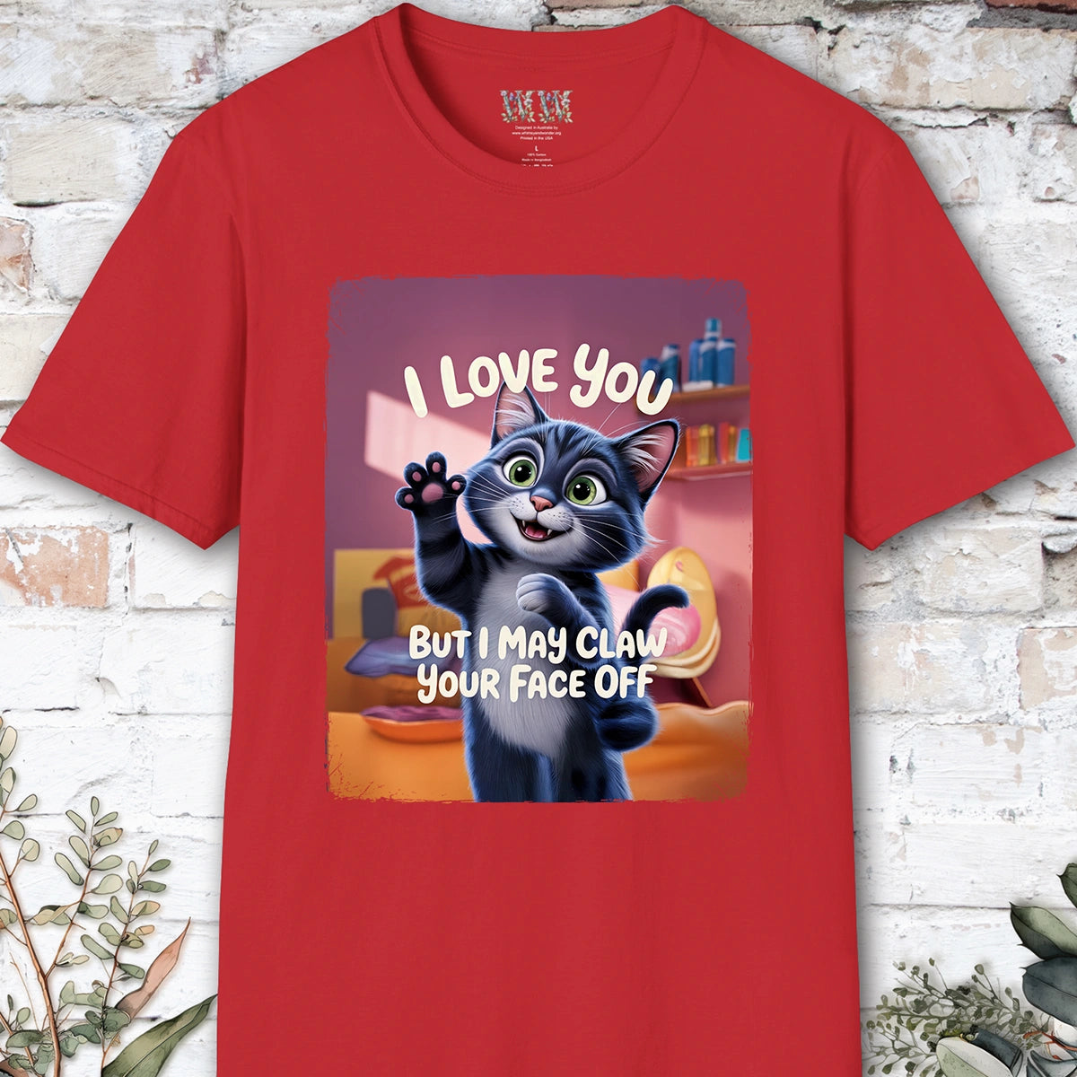 I Love You Cat #4 T shirt