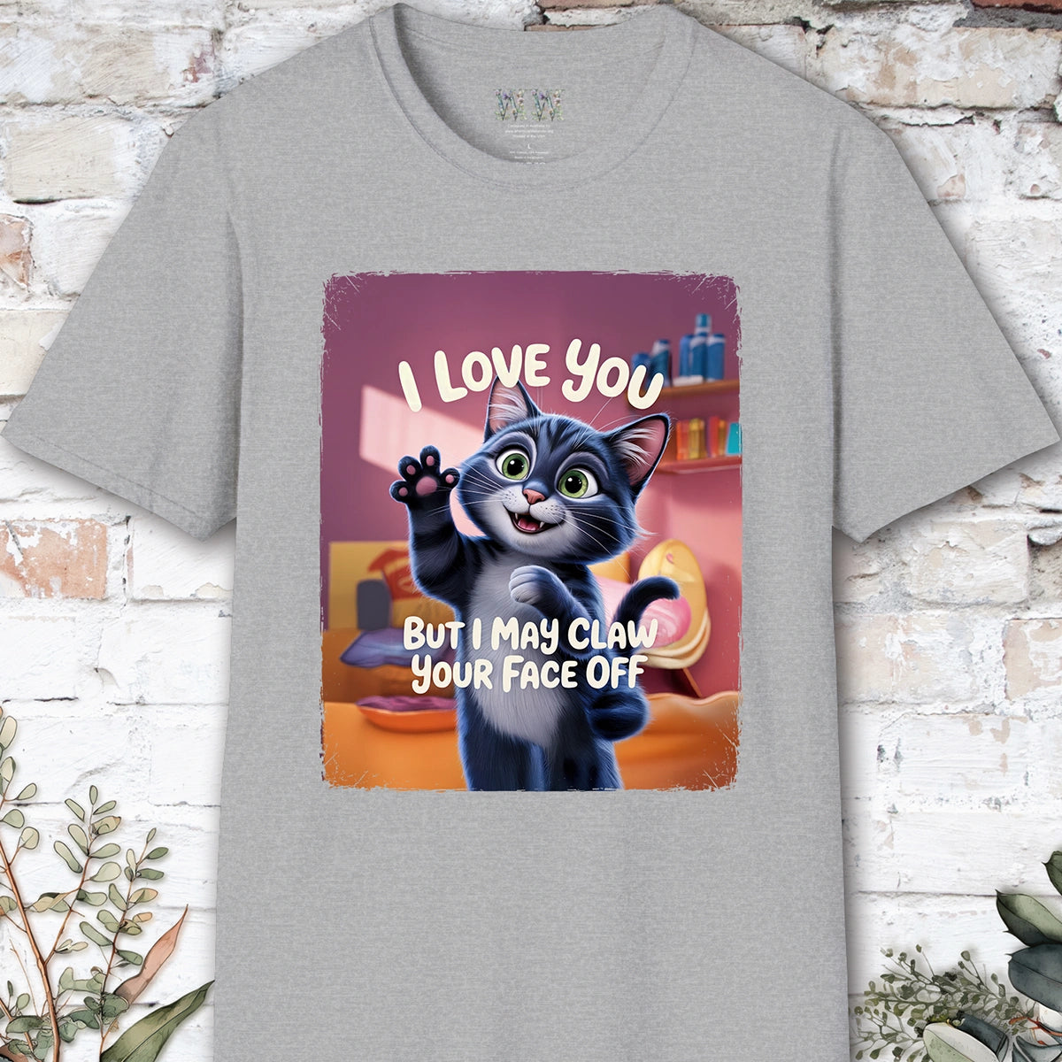 I Love You Cat #4 T shirt