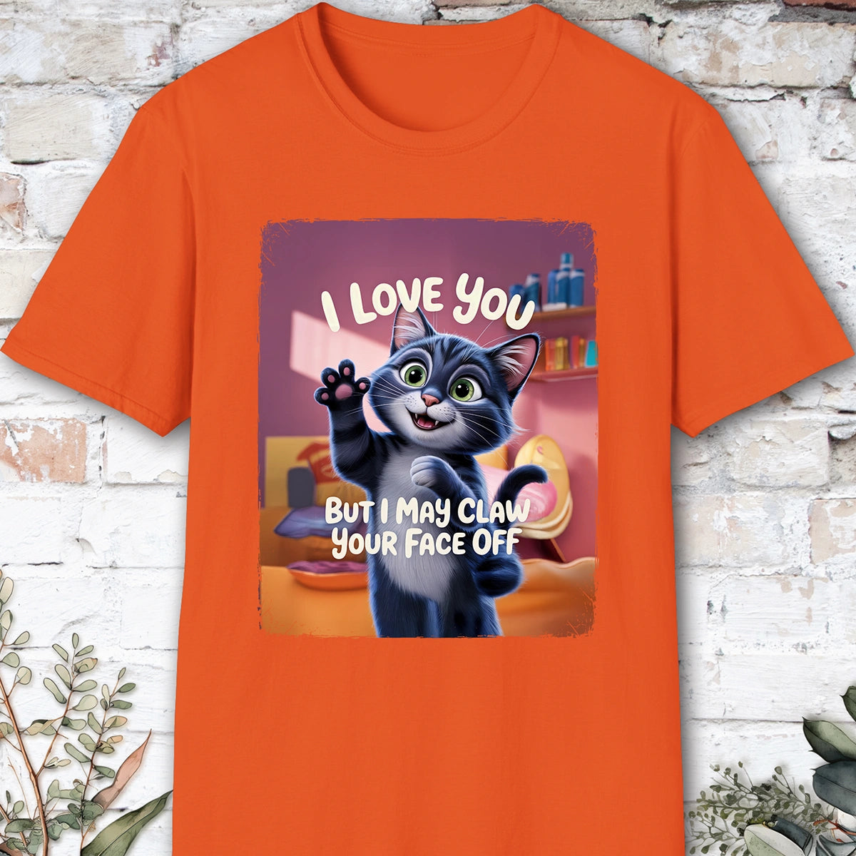 I Love You Cat #4 T shirt