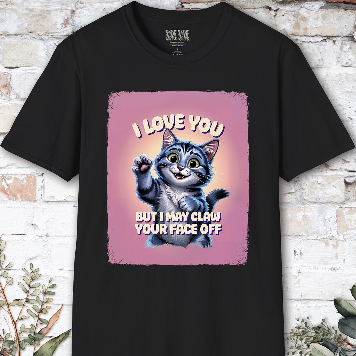 I Love You Cat #6 T shirt