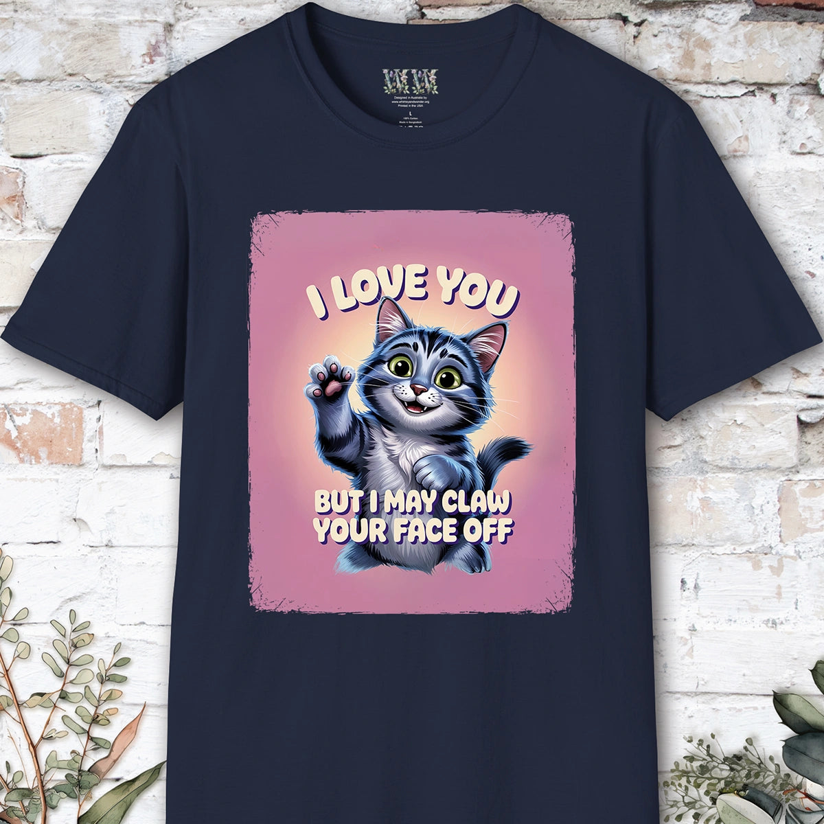 I Love You Cat #6 T shirt