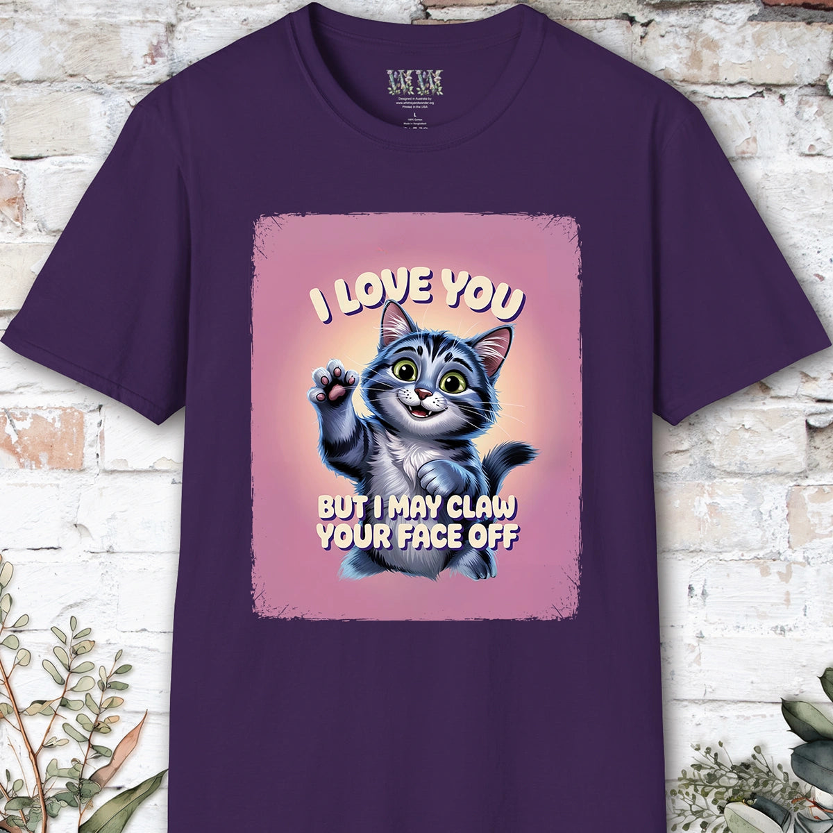I Love You Cat #6 T shirt