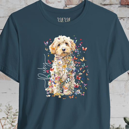 Cavachon #1 Floral Personalized T shirt