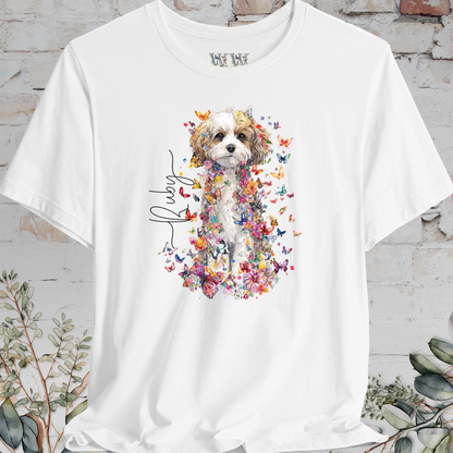 Cavachon #2 Floral Personalized T shirt
