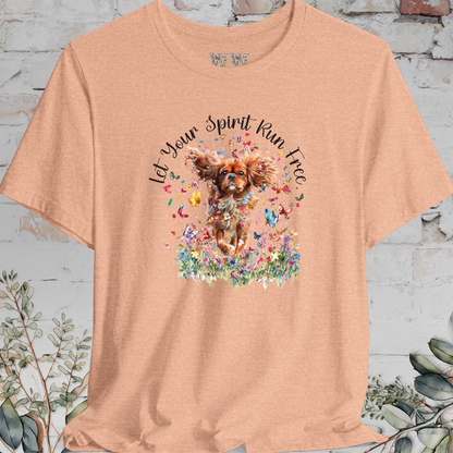 Cavalier King Charles Spaniel 'Let your spirit run free' T shirt