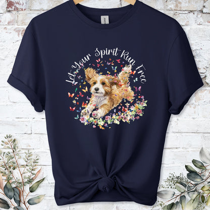 Cavapoo/Cavoodle #2 Let your spirit run free, Unixex  T shirt