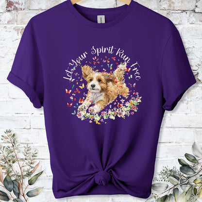 Cavapoo/Cavoodle #2 Let your spirit run free, Unixex  T shirt