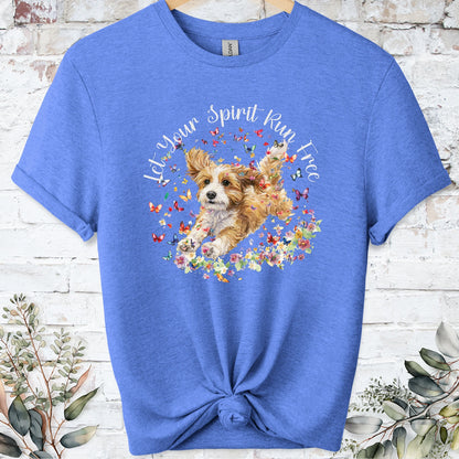 Cavapoo/Cavoodle #2 Let your spirit run free, Unixex  T shirt