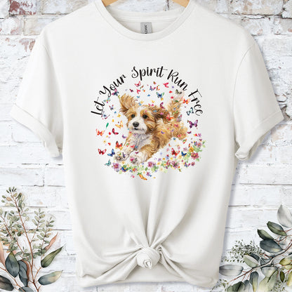 Cavapoo/Cavoodle #2 Let your spirit run free, Unixex  T shirt