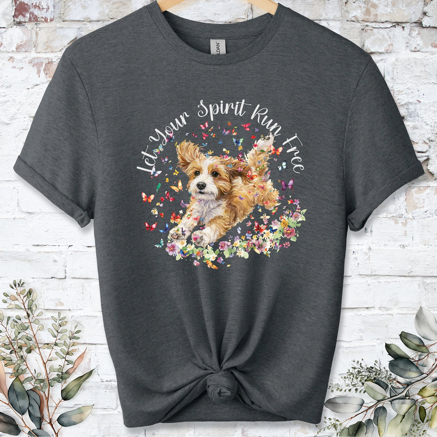 Cavapoo/Cavoodle #2 Let your spirit run free, Unixex  T shirt