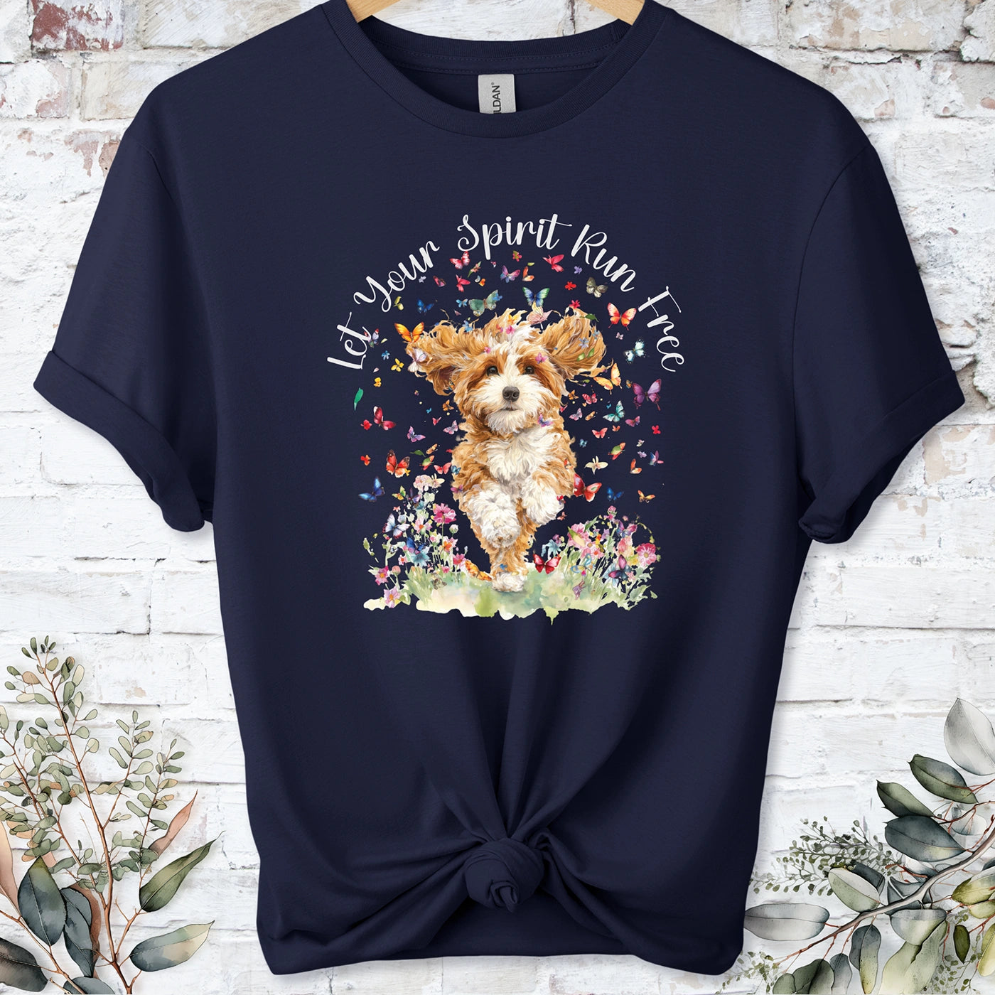Cavapoo/Cavoodle #3 Let your spirit run free, Unixex  T shirt
