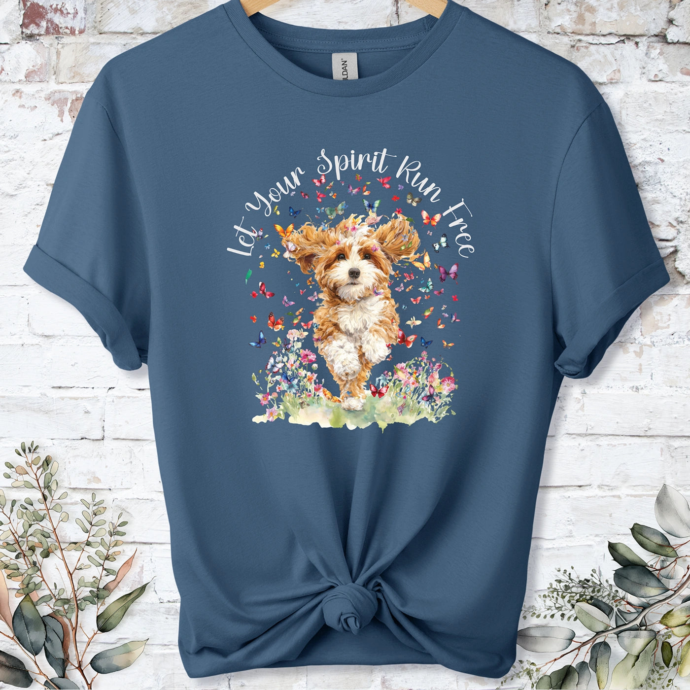 Cavapoo/Cavoodle #3 Let your spirit run free, Unixex  T shirt