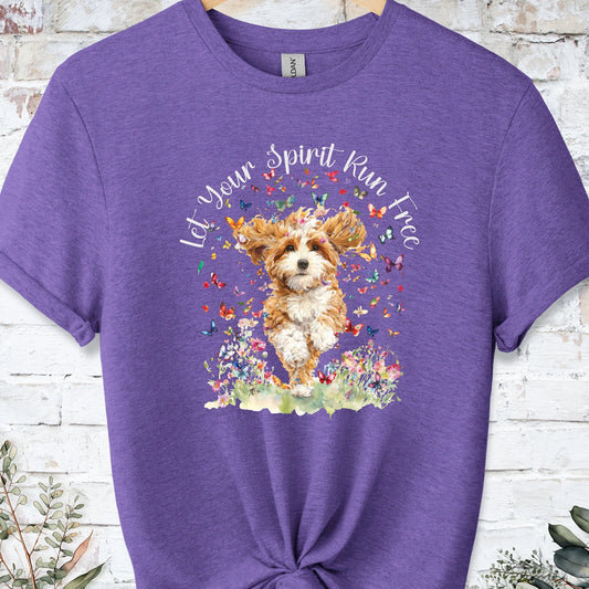 Cavapoo/Cavoodle #3 Let your spirit run free, Unixex  T shirt