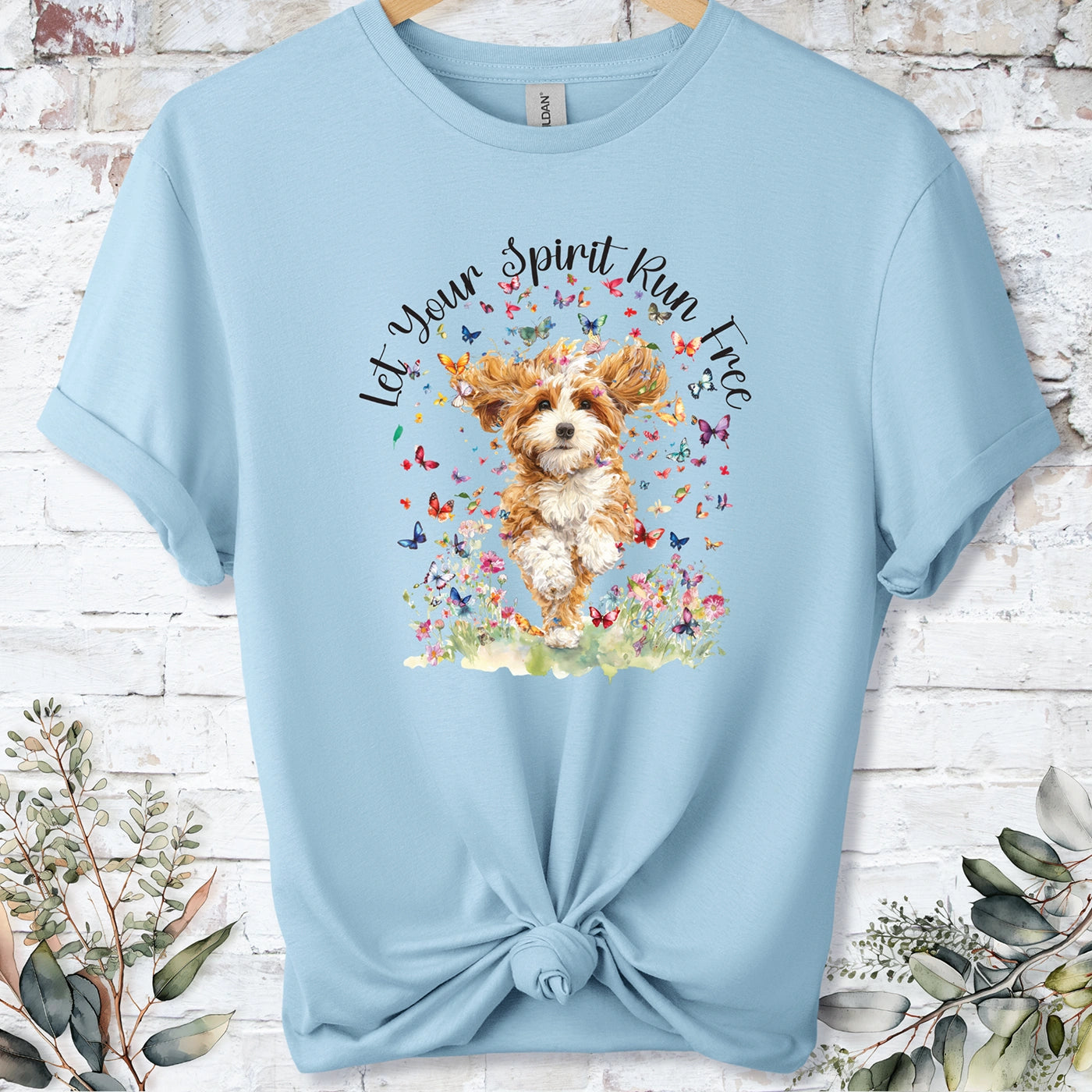 Cavapoo/Cavoodle #3 Let your spirit run free, Unixex  T shirt