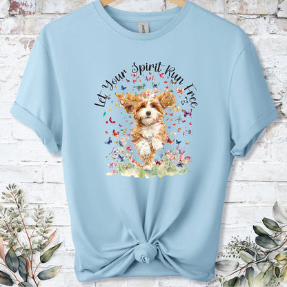 Cavapoo/Cavoodle #3 Let your spirit run free, Unixex  T shirt