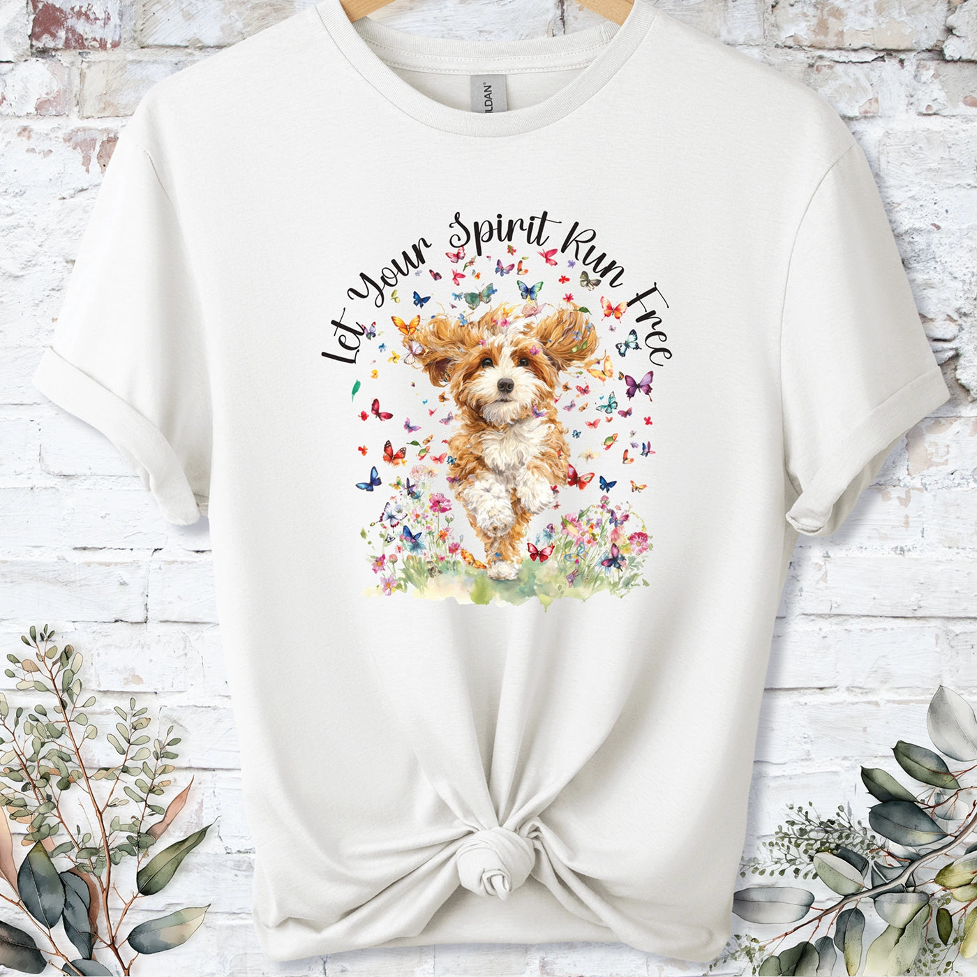 Cavapoo/Cavoodle #3 Let your spirit run free, Unixex  T shirt