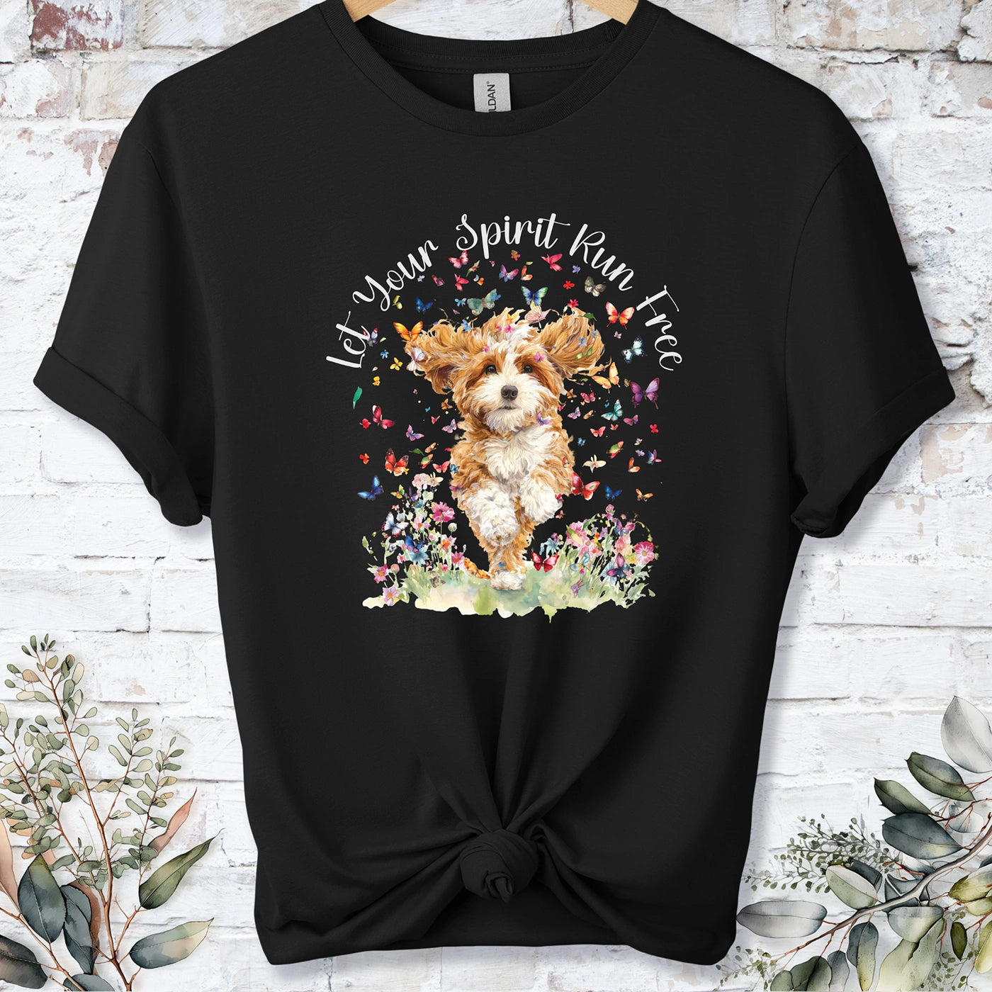 Cavapoo/Cavoodle #3 Let your spirit run free, Unixex  T shirt