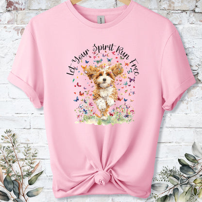 Cavapoo/Cavoodle #3 Let your spirit run free, Unixex  T shirt