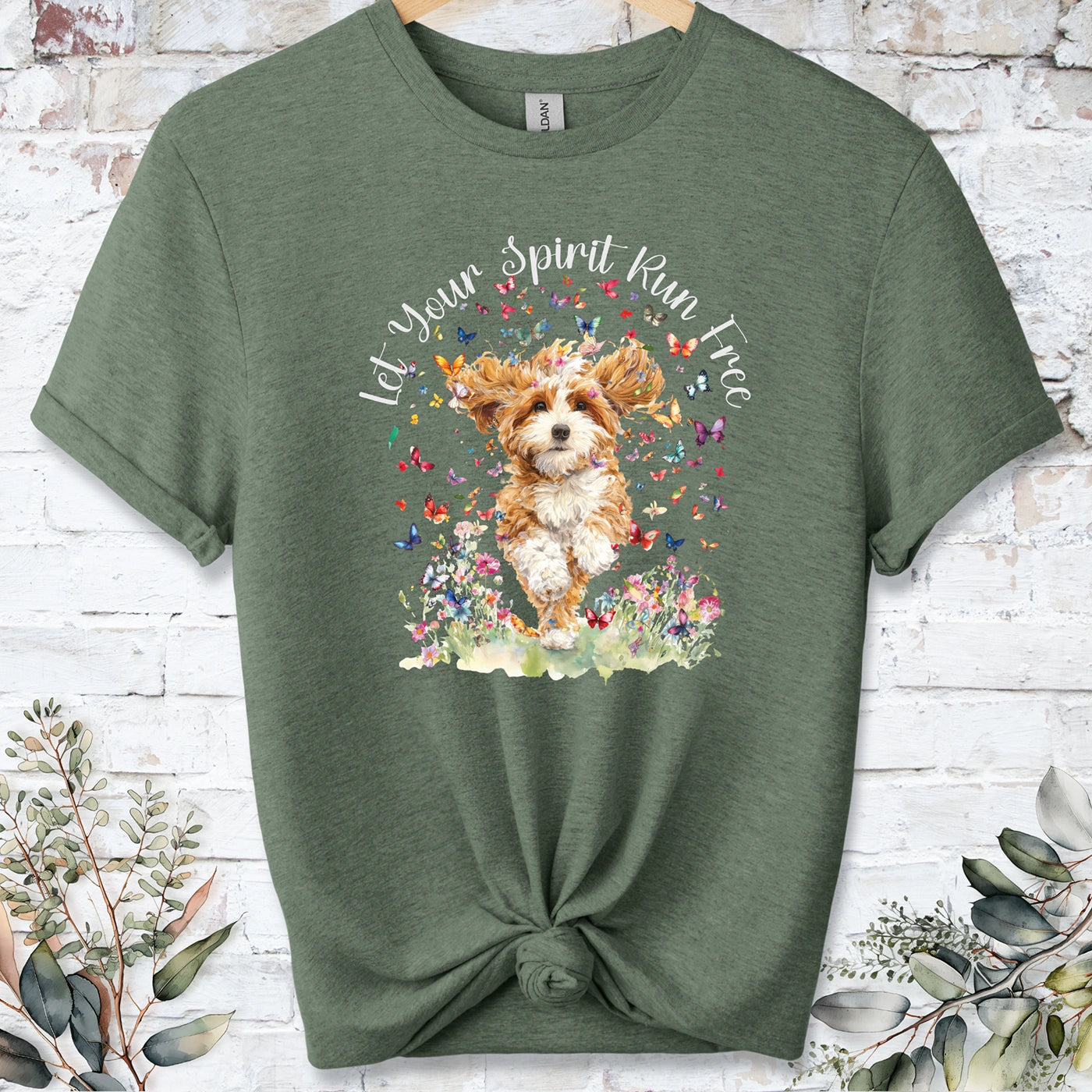 Cavapoo/Cavoodle #3 Let your spirit run free, Unixex  T shirt