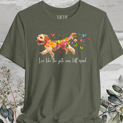 Cavoodle - Live like the gate was left open T shirt