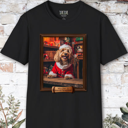 Cavoodle Santa's Workshop Unisex T shirt