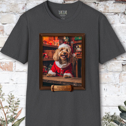 Cavoodle Santa's Workshop Unisex T shirt