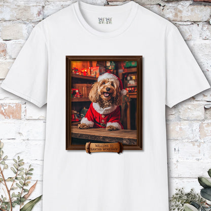 Cavoodle Santa's Workshop Unisex T shirt