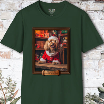 Cavoodle Santa's Workshop Unisex T shirt