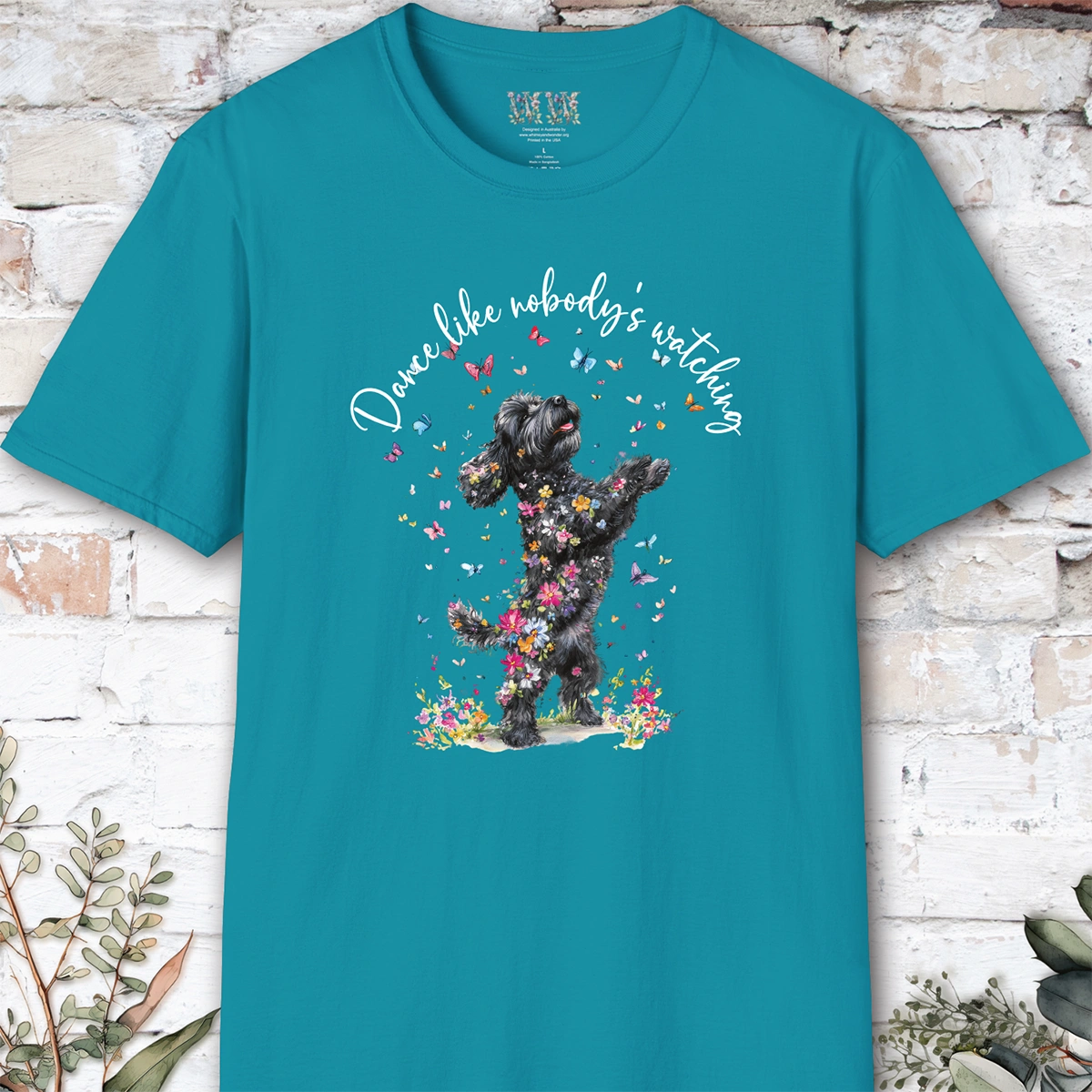 Cavoodle/Cavapoo #1 "Dance like nobody's watching" unisex T shirt