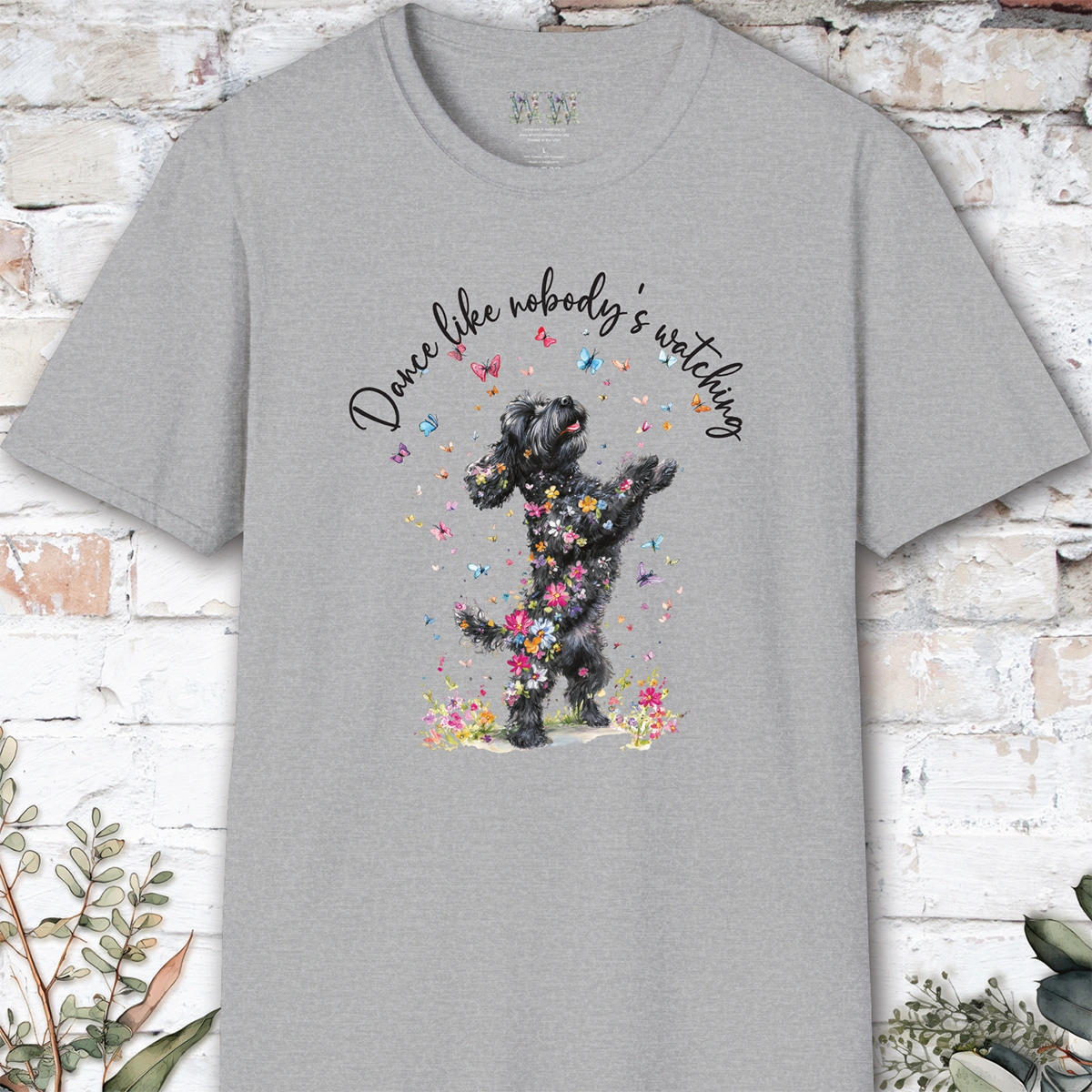 Cavoodle/Cavapoo #1 "Dance like nobody's watching" unisex T shirt