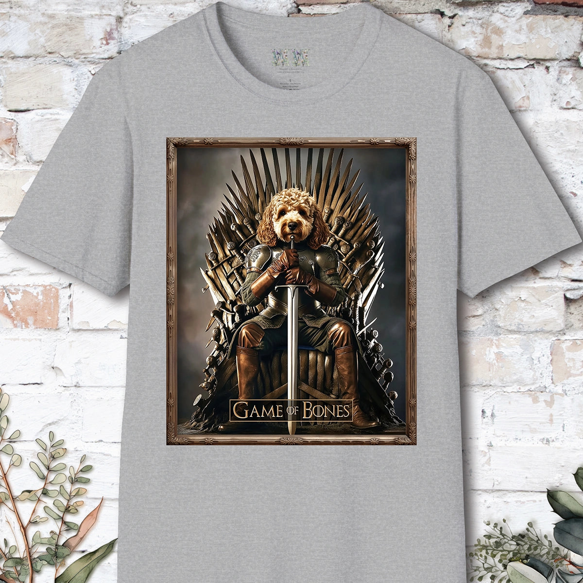 Cavoodle/Cavapoo #1, Game of Bones, Unisex T shirt