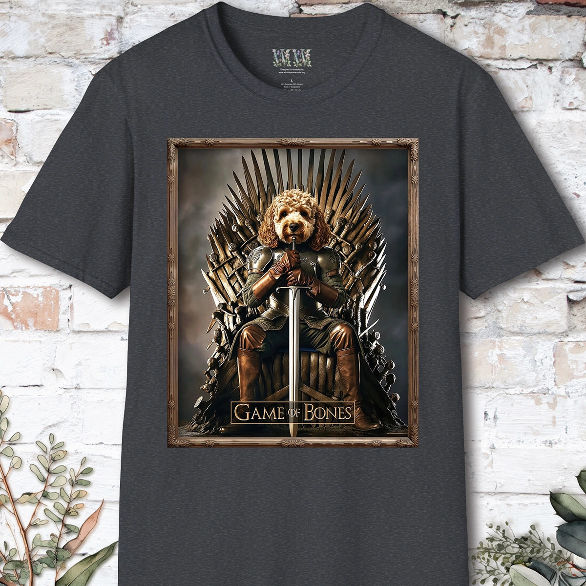 Cavoodle/Cavapoo #1, Game of Bones, Unisex T shirt