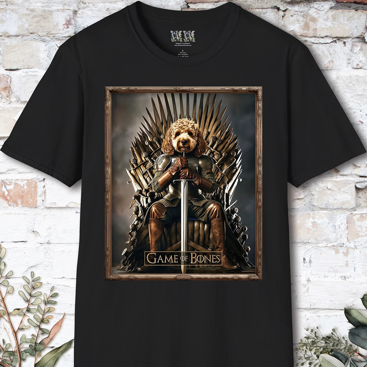 Cavoodle/Cavapoo #1, Game of Bones, Unisex T shirt