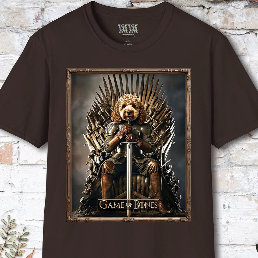 Cavoodle/Cavapoo #1, Game of Bones, Unisex T shirt