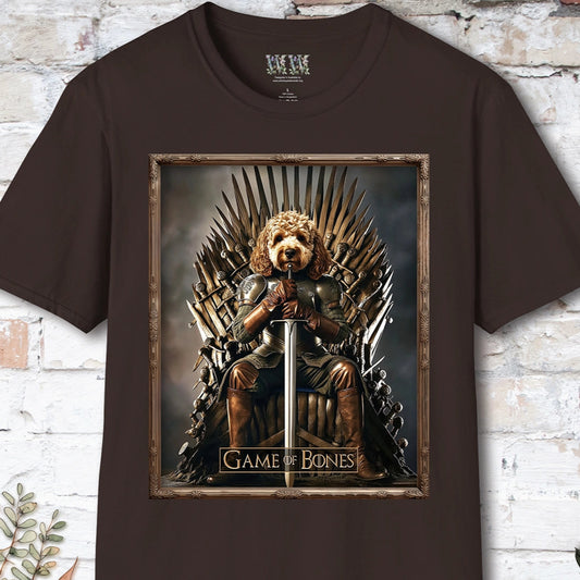 Cavoodle/Cavapoo #1, Game of Bones, Unisex T shirt