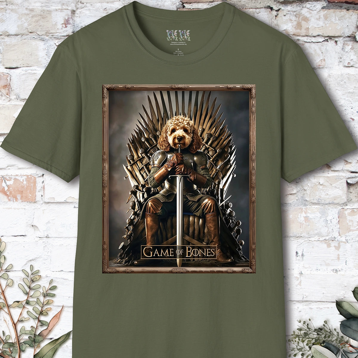 Cavoodle/Cavapoo #1, Game of Bones, Unisex T shirt