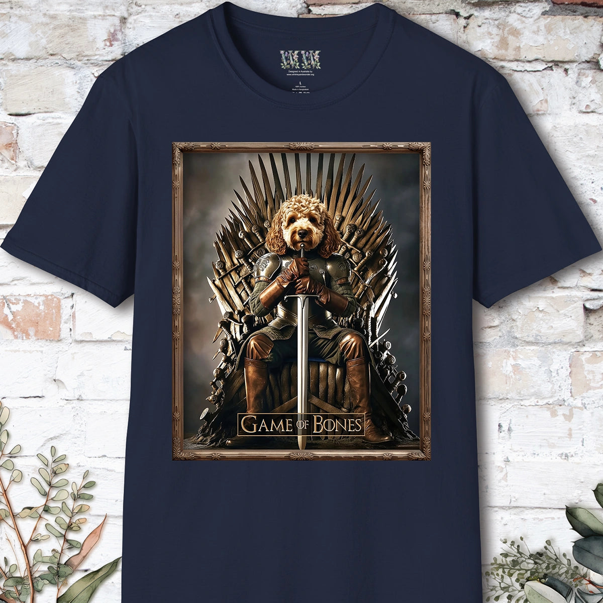 Cavoodle/Cavapoo #1, Game of Bones, Unisex T shirt