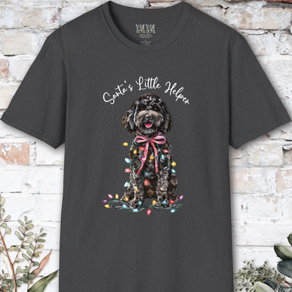 Cavoodle/Cavapoo #1 Santa's little helper. unisex T shirt