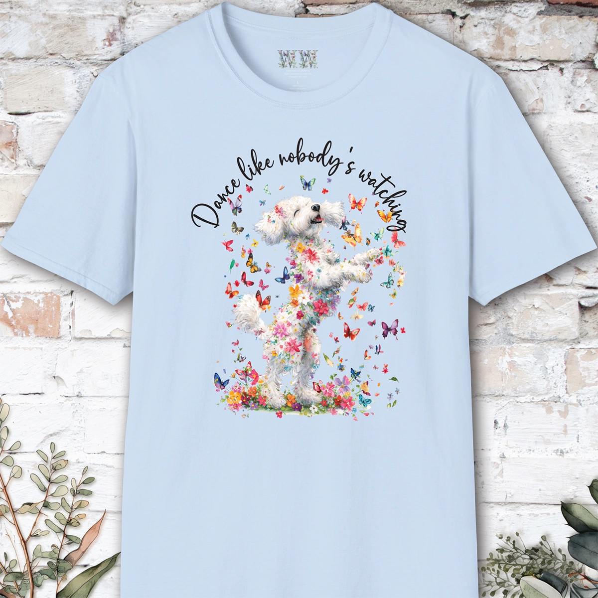 Cavoodle/Cavapoo #2 "Dance like nobody's watching" unisex T shirt